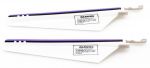 9958-13purple Main Blade - Komplet Piór - Fioletowe