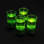 Szklane świecące Kielony LED - Zielone