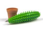 Kłujący Długopis - silikonowy kaktus w doniczce